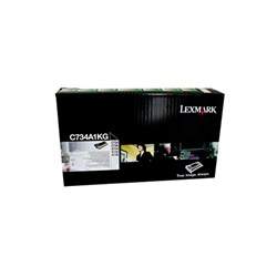 LEXMARK TONER CARTRIDGE C734A1K Black