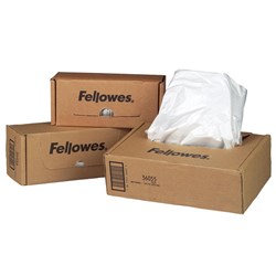 Fellowes Powershred Waste Bags Fits 125 & 225 Series Shredders Pack of 50