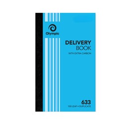 Olympic 633 Carbon Book Duplicate 200x125mm Delivery 100 Leaf