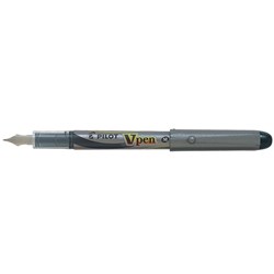 Pilot V Pen SVP-4M Fountain Pen Disposable Black Ink