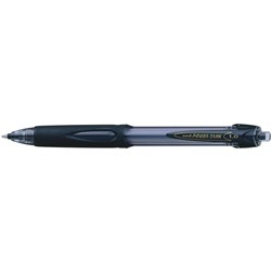 Uni SN220 Powertank Ballpoint Pen Retractable Medium 1mm Black