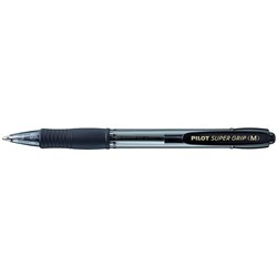 Pilot BPGP-10R Super Grip Pen Retractable Medium 1mm Black