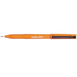Artline 200 Fineliner Pen 0.4mm Orange