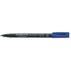 Staedtler 317 Lumocolor Marker Permanent Med 1.0mm Blue