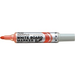 Pentel MWL5 Maxiflo Whiteboard Marker Bullet 2.1mm Pump Red