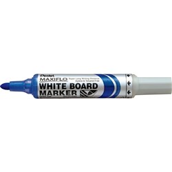Pentel MWL5 Maxiflo Whiteboard Marker Bullet 2.1mm Pump Blue