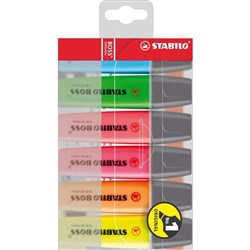 Stabilo Boss 70/6-6 Highlighters Assorted Wallet Of 6