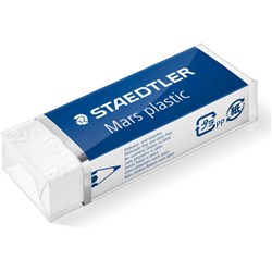 Staedtler Mars Plastic Eraser 65x23x13mm Large Paper & Film
