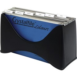 Crystalfile Desktop Filer Enviro Recycled Polypropylene Black