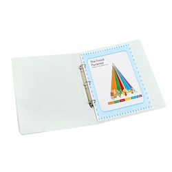 Marbig Clearview Insert Binder A3 3D Ring 32mm Portrait White
