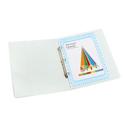 Marbig Clearview Insert Binder A3 4D Ring 50mm Portrait White