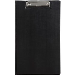 Marbig Clipfolder PE Foolscap Black