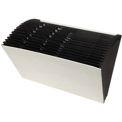 Marbig Expanding File Foolscap Manilla 21 Pocket White