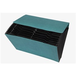 Marbig Expanding File Foolscap Manilla 31 Pocket Blue