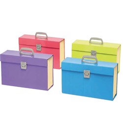 Marbig Carry Expanding File A-Z Index With Handle Assorted Summer Colours