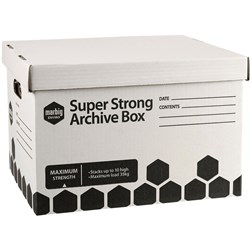 Marbig Archive Box Super Strong L420mm x H260mm X W320Mm