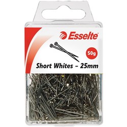 Esselte Dress Maker Pins 25mm 50gm Pack Of 50