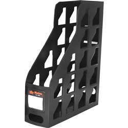 Metro Magazine Rack A4 80mm Black