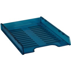 Italplast Slimline Document Tray A4 Multi Fit Blue