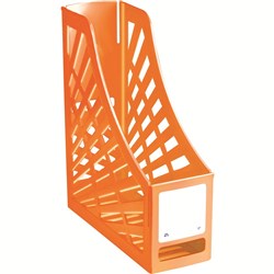 Italplast Magazine Holder File Stand Mandarin