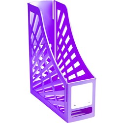 Italplast Magazine Holder File Stand Grape