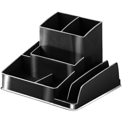 Italplast Desk Organiser Greenr Recycled Black