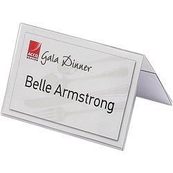 Rexel Name Plates 92x56mm Small Box Of 50