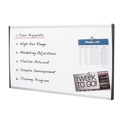 Quartet Arc Cubicle Whiteboard 610x360mm Aluminium Frame