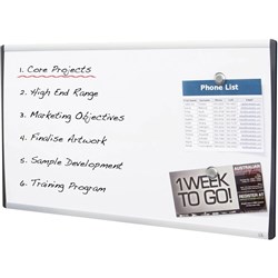 Quartet Arc Cubicle Whiteboard 760x460mm Aluminium Frame