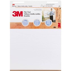 3M 570 Flip Chart Pad 635x762mm White