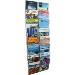 Esselte Cliplock Wall System A4 Brochure Holder 8 Tier 16 x A4 Pockets