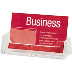 Esselte Business Card Holder Free Standing Landscape Single