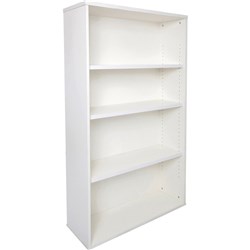 Rapid Span Bookcase 1200H x 900W x 315mmD 3 Adj Shelves All White