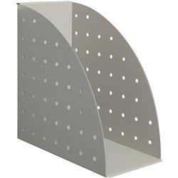 Rapid Desk Screen Accessory Metal File Holder Silver Grey