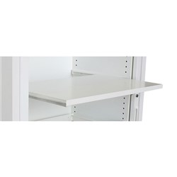 Steelco Tambour Door Metal Cupboard Extra Shelf Only 1200mmW White