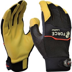 Maxisafe Mechanics Gloves G-Force Leather Small