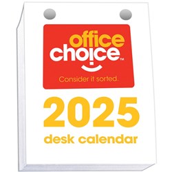 Office Choice Desk Calendar Top Opening Refill 102x76mm