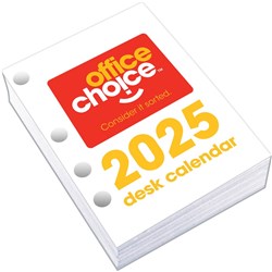 Office Choice Desk Calendar Side Opening Refill 102x76mm