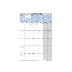 Debden Calendar Wall Planner Month To View 210X297mm 210x297mm