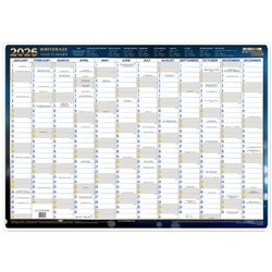 Writeraze Wall Planner 700x1000mm Framed Blue
