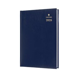 Collins Sterling Diary Day To A Page A4 Navy 2025