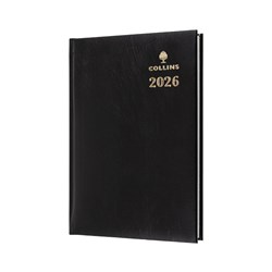 Collins Sterling Diary Week To View A5 Black 2025
