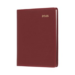 Collins Belmont Pocket Diary Week To View A7 Burgundy 2025