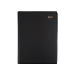Debden Associate Diary Day To A Page A5 Black 2025