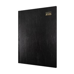 Debden Kyoto Diary Week To View A4 Black 2025