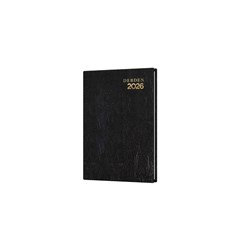 Debden Kyoto Diary Week To View A7 Black 2025