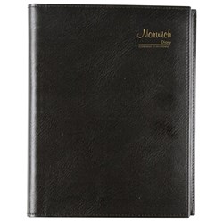 Cumberland Norwich Diary Week To View A5 Black