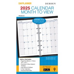 Debden Dayplanner Refill Week To View A4