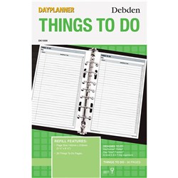 Debden Dayplanner Refill Desk Things To Do 216X140mm