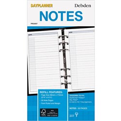 Debden Dayplanner Refill Notes 96X175Mm Personal